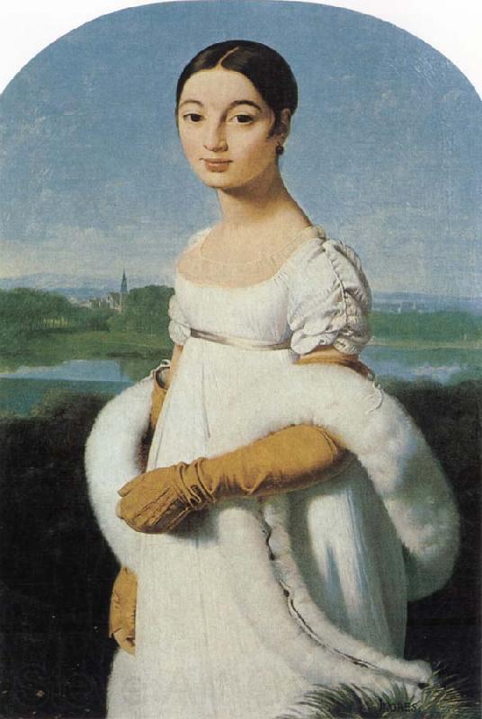 Jean-Auguste Dominique Ingres Mademoiselle Riviere Norge oil painting art